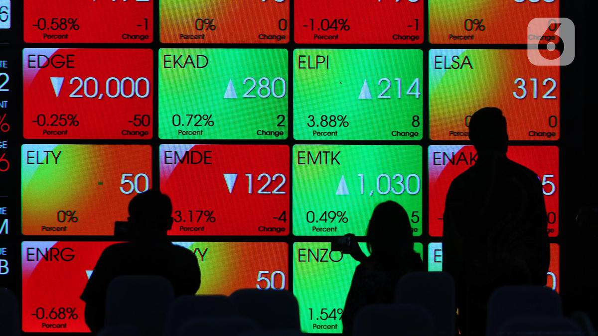 IHSG Kembali ke 6.200 pada Sesi Pertama, Saham CUAN Melompat 24,75 Persen