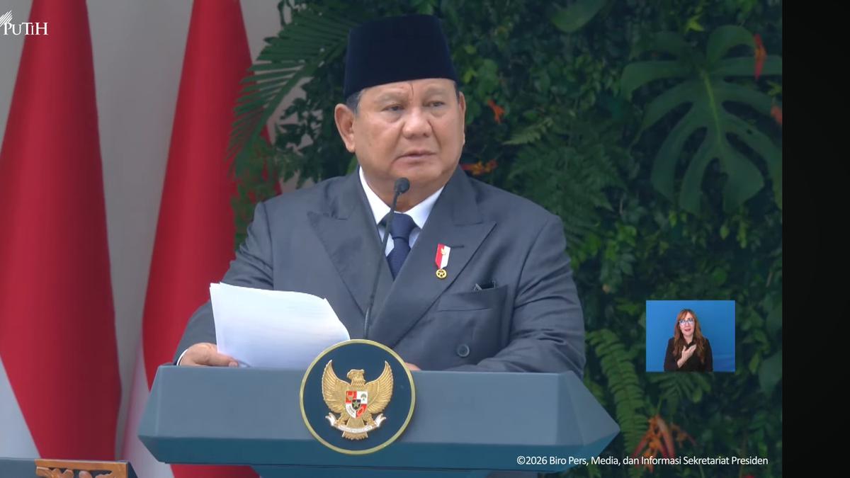 Hari Lahir Pancasila, Prabowo Soroti Pemerataan Hasil Pertumbuhan Ekonomi