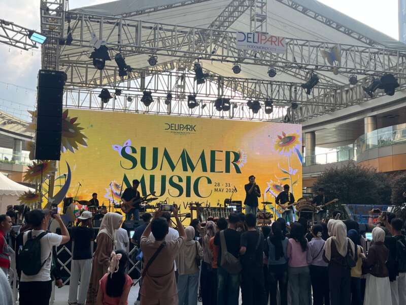 Rivapark Bergemuruh, Musisi Muda Sumut Adu Kreativitas di Summer Music Fest Delipark